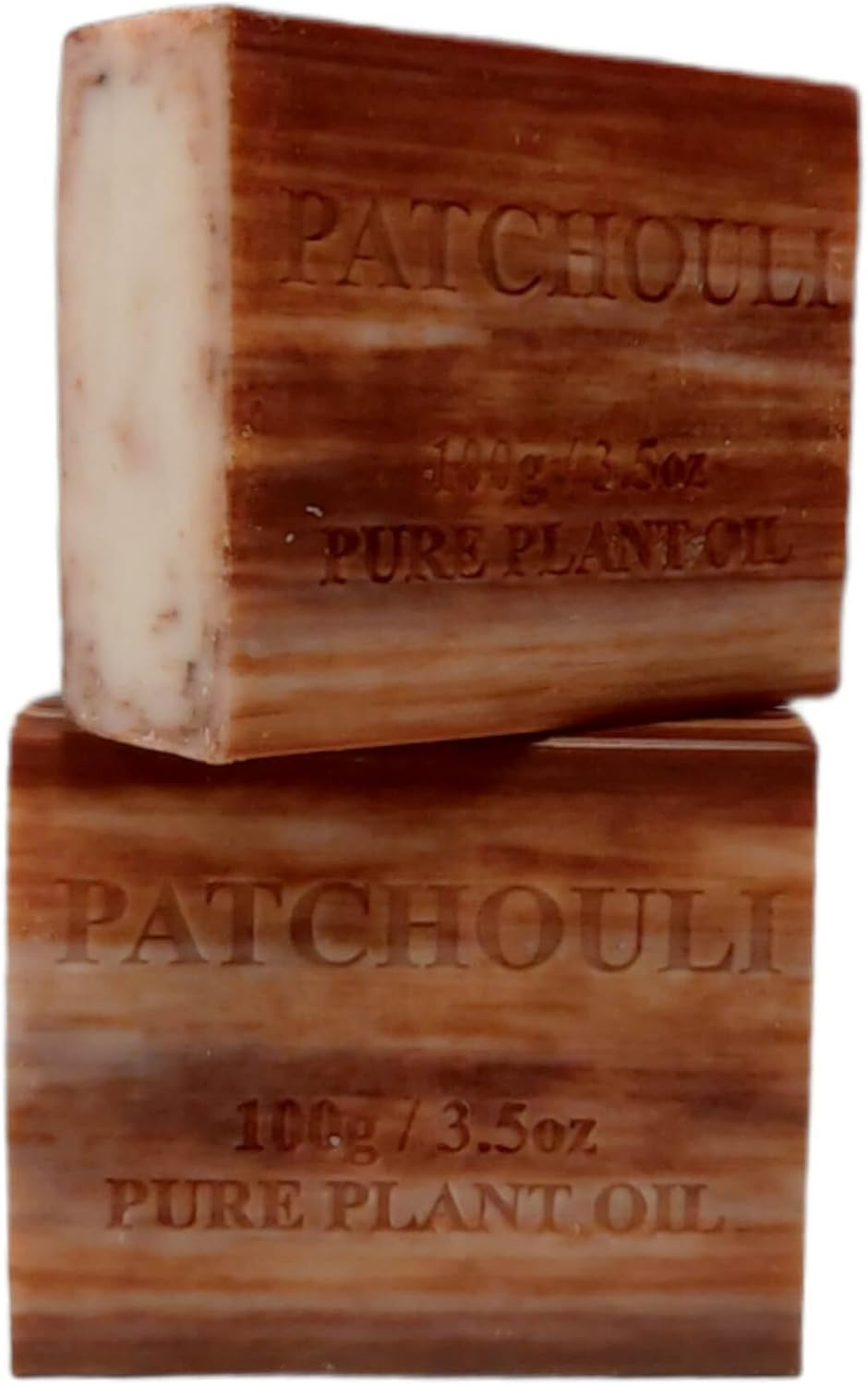 4X 100G Plant Oil Soap Patchouli Scent Pure Natural Vegetable Base Bar Australia image number 3