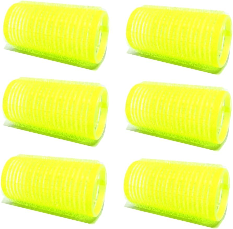 6-Pack Self-Grip Hair Rollers &ndash; 3.0Cm (1") Curlers for Volume, Random Color