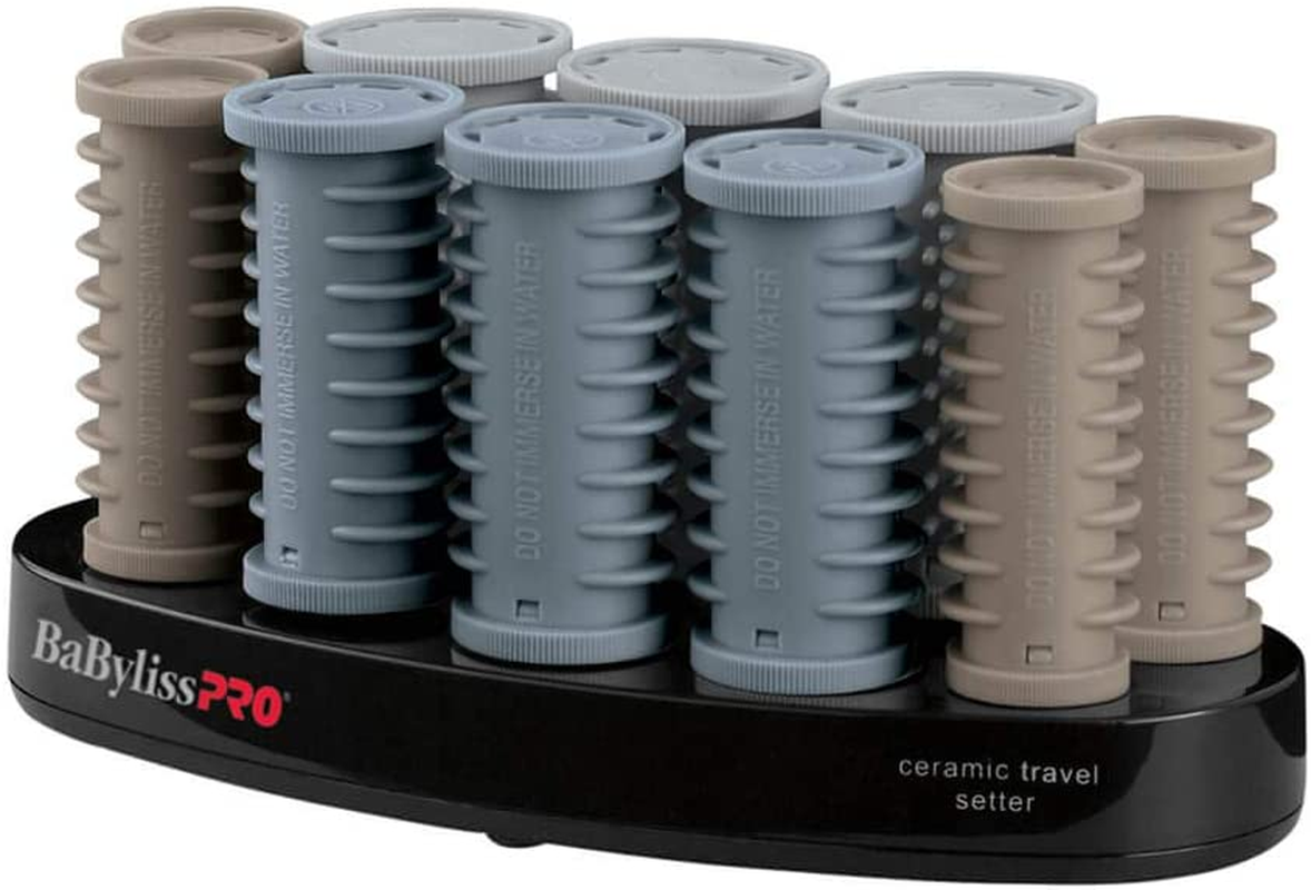 Babylisspro Ceramic Travel Setter Roller Set 10Pc, 765 G