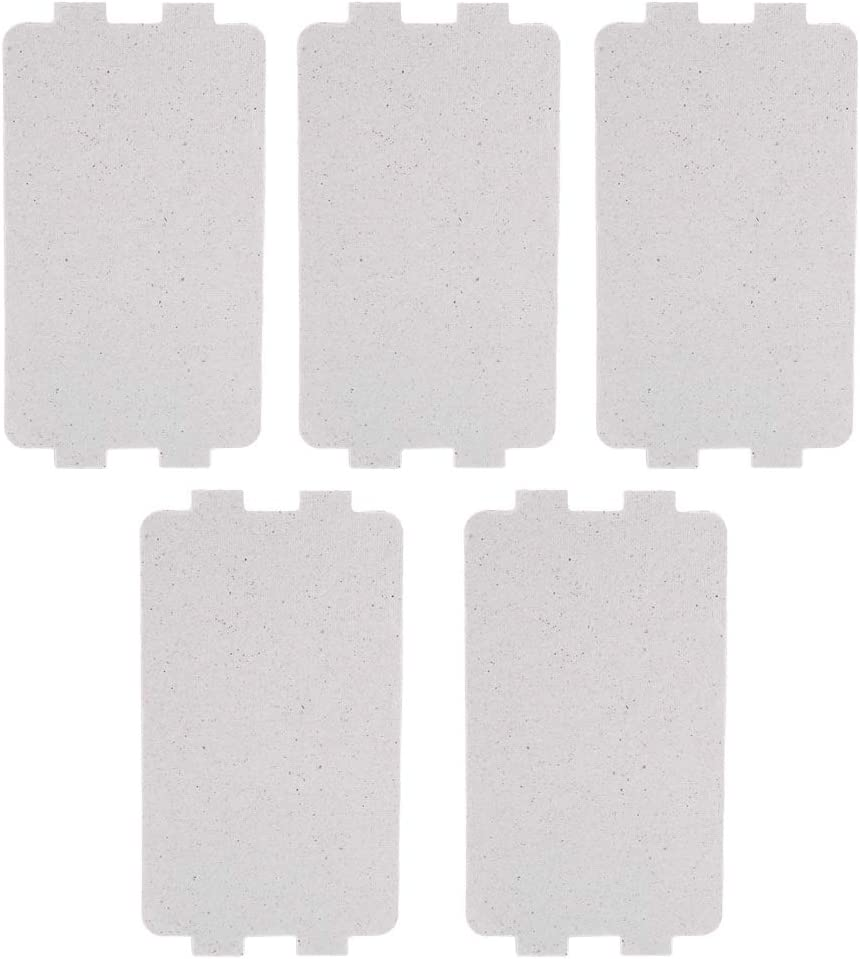 5 PCS Waveguide Cover, Universal Microwave Oven Mica Plate Sheet, Microwave Oven Repairing Replacement Part for Home Kitchen Office Restaurant Microwave Replacement Accessory image number 1