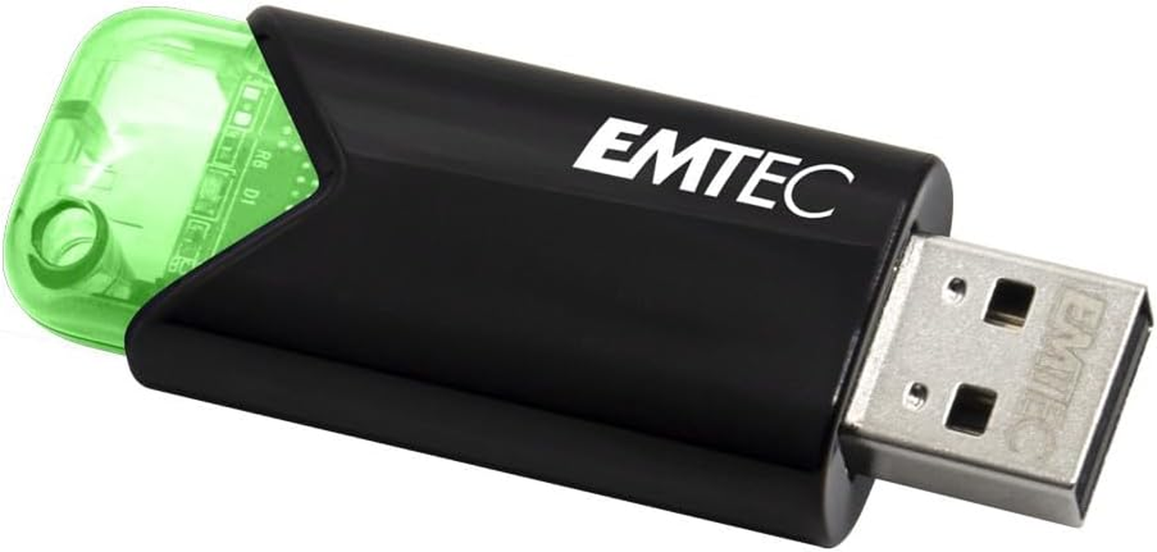 Emtec B110 Click Easy 64GB USB 3.2 Flash Drive, Multicolor