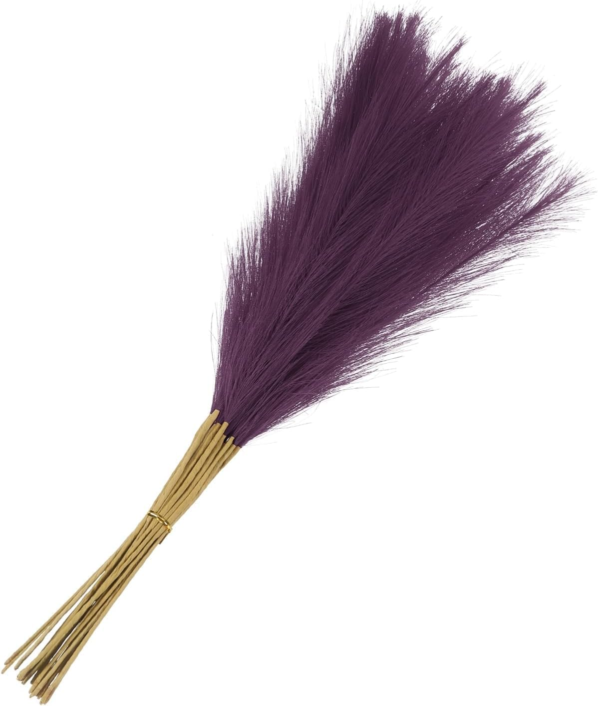 Artificial Pampas Grass Decor | Bohemian Room Aesthetic Ornament Boho Home Decor for Living Room | Pampas Floral Arrangements for Wedding & Christmas 25Pcs（Purple Bottles Not Included） - Pink image number 6