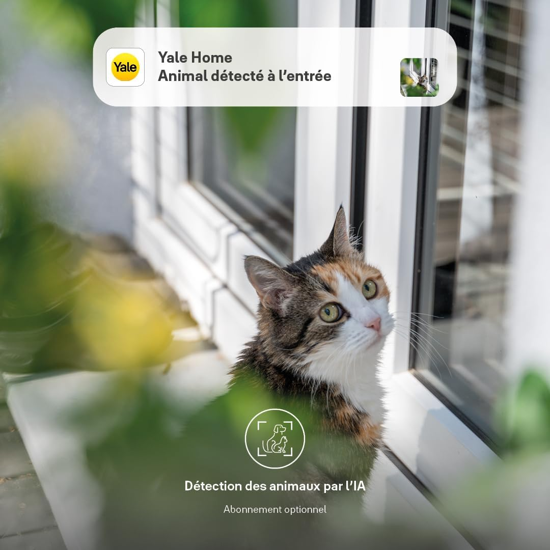 Yale - Smart Video Doorbell - Full HD Live View & Two-Way Audio - Motion Recordings - Customisable Privacy Zones - Night Vision - Real-Time Call - Works with Yale Home App image number 3