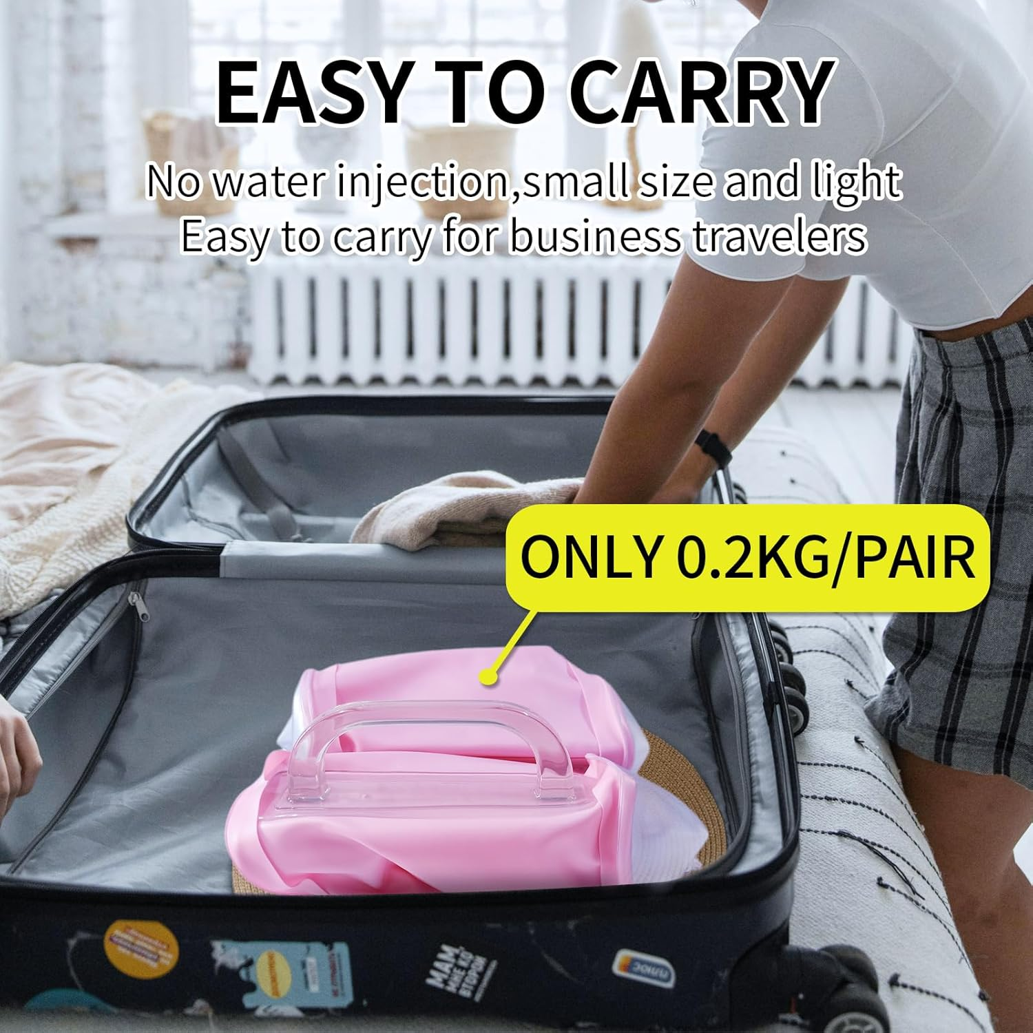 DEIRIS Water Dumbbells, Water Filled Training Dumbbells, Travel Weights Set, Adjustable Weights to 4-30 Lbs/Pair, Portable Gym for Strength Training, Fitness and Shaping - Blue: Max. 2 Lbs/1 Kg image number 6