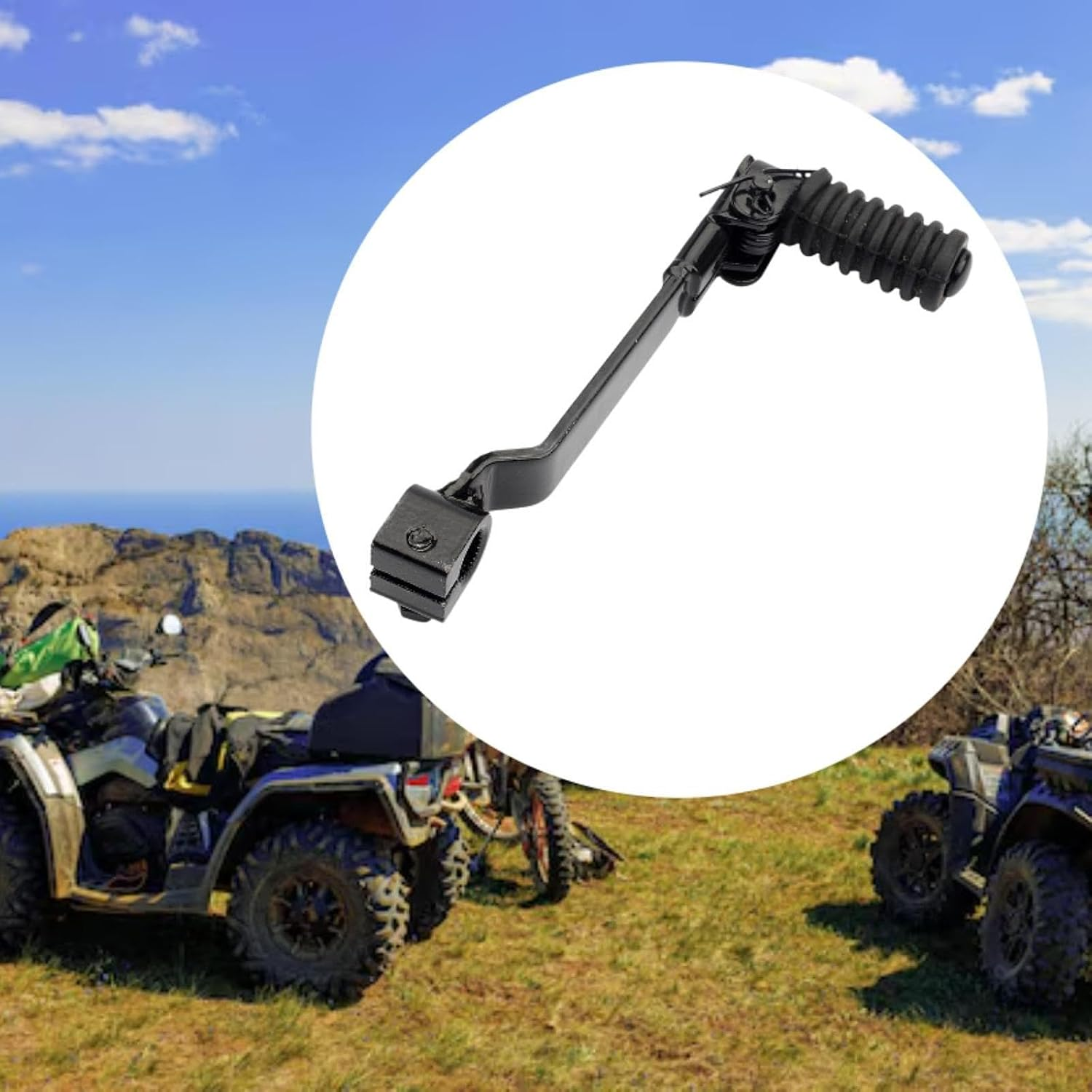 FJMQHU Shift Lever Pedal Folding Shift Lever for 50Cc-125Cc XR/ 50 Pit/Dirt/Trail Bike Gear Lever Sturdy ATV Foot Gear Lever image number 2