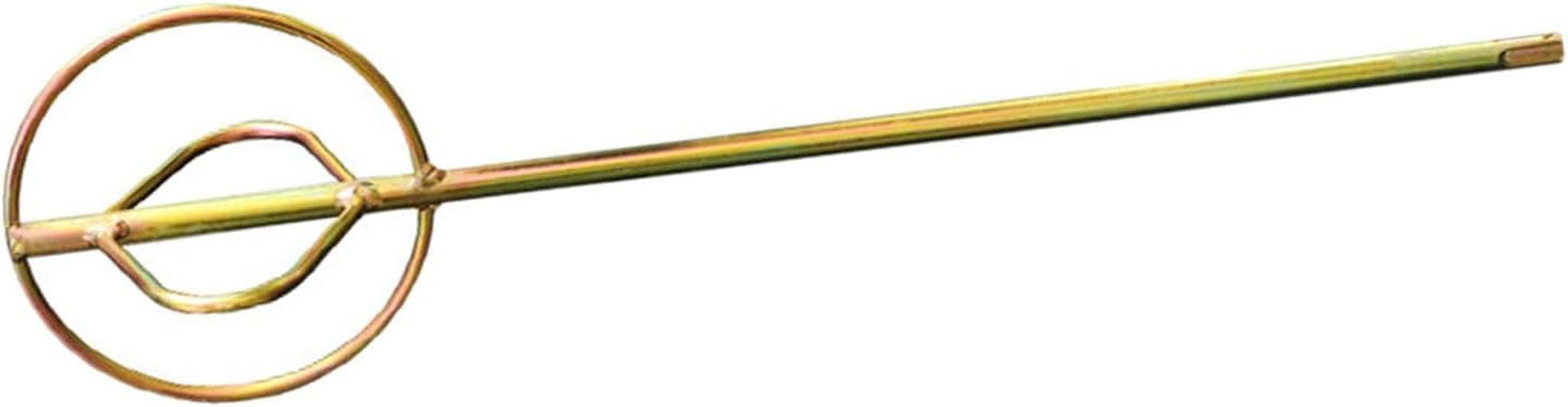 Eigell Paint Mixing Rod Small Electric Mixing Rod round Handle Heavy Duty Sturdy Hand Drill Paint Mud Mixer for Workplace Mortar, Type A