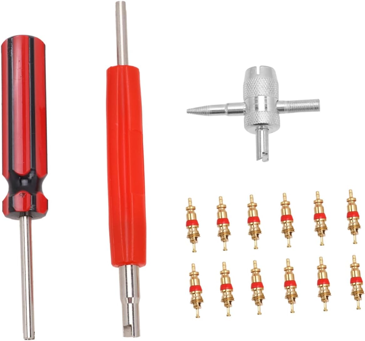 GETAJGHSD Car Tire Valve Core Removal Tool Set Plastic Handle, Single Head Repair Tool for Bike and Electric Vehicle Maintenance, Portable Automotive Tire Repair Equipment image number 4