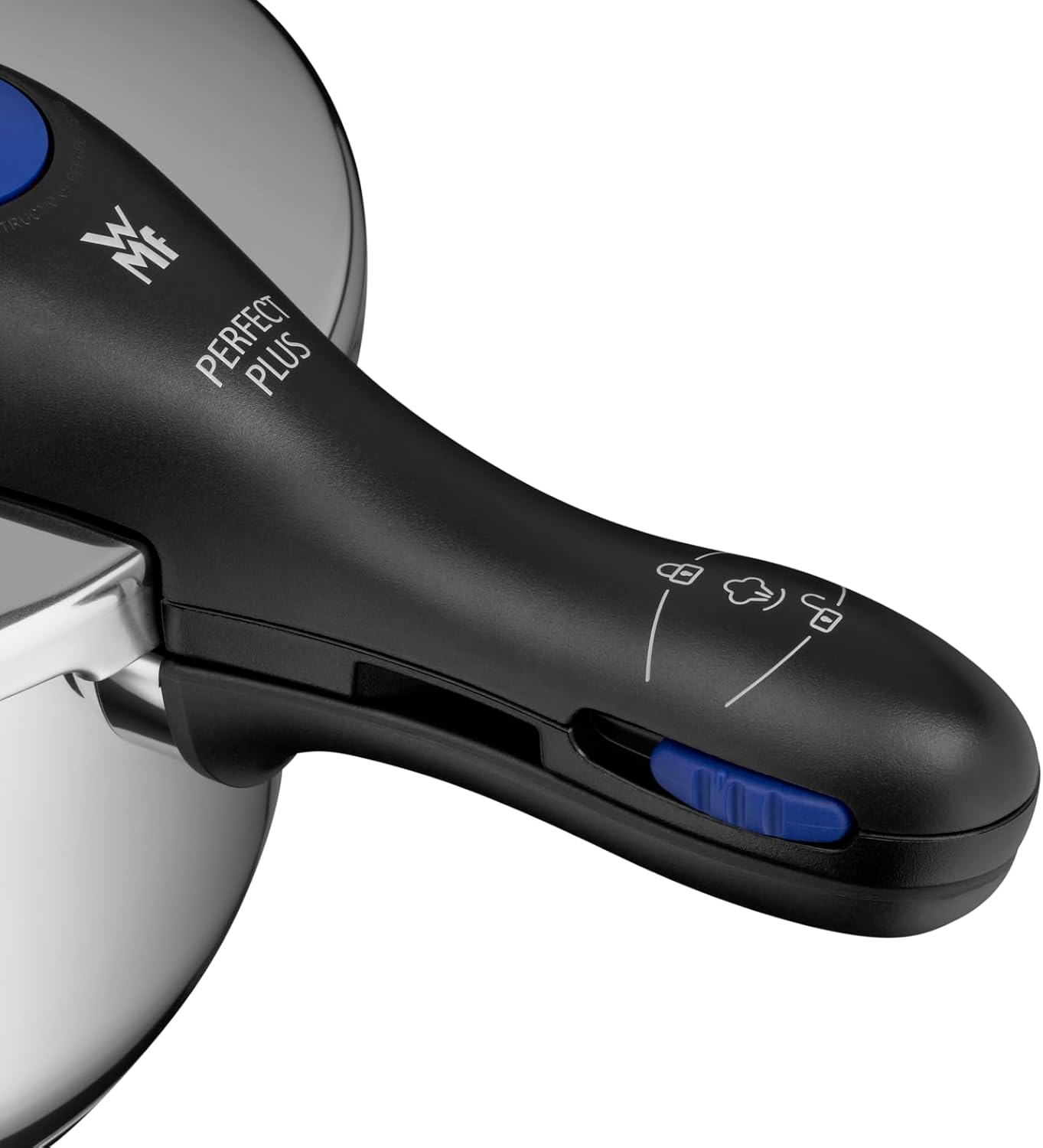 WMF Perfect plus One Pot Pressure Cooker Induction 3 L, Pressure Cooker with Flame Protection, Large Cooking Signal, 2 Cooking Levels, Removable Lid Handle, One-Handed Cooking Step Controller, image number 4