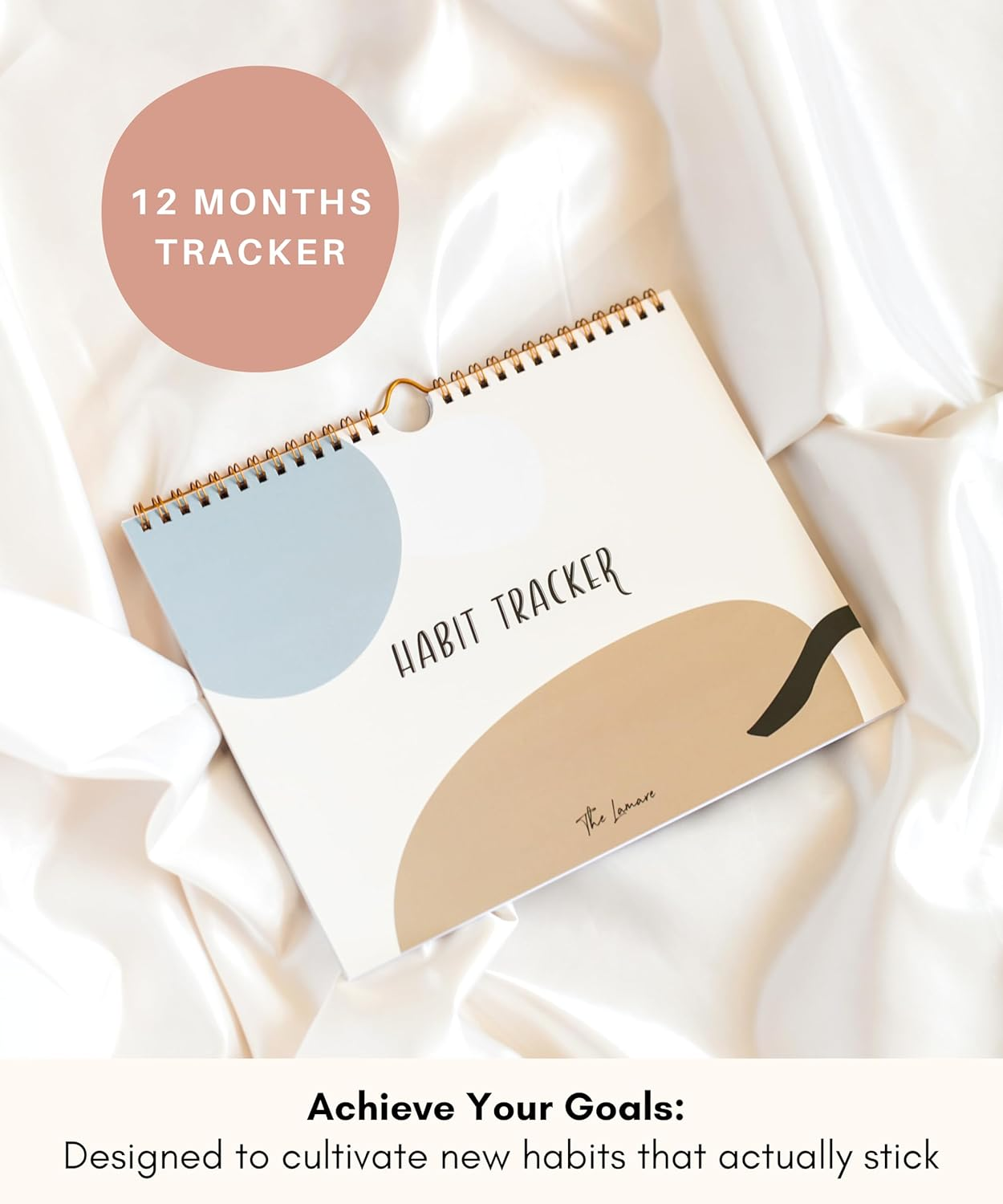 Lamare Habit Tracker Calendar - Inspirational Habit Journal with Spiral Binding - Daily Habit Tracker Journal and Goal Board - Motivational Goal Journal - Great Tool for Productivity and Workout image number 4