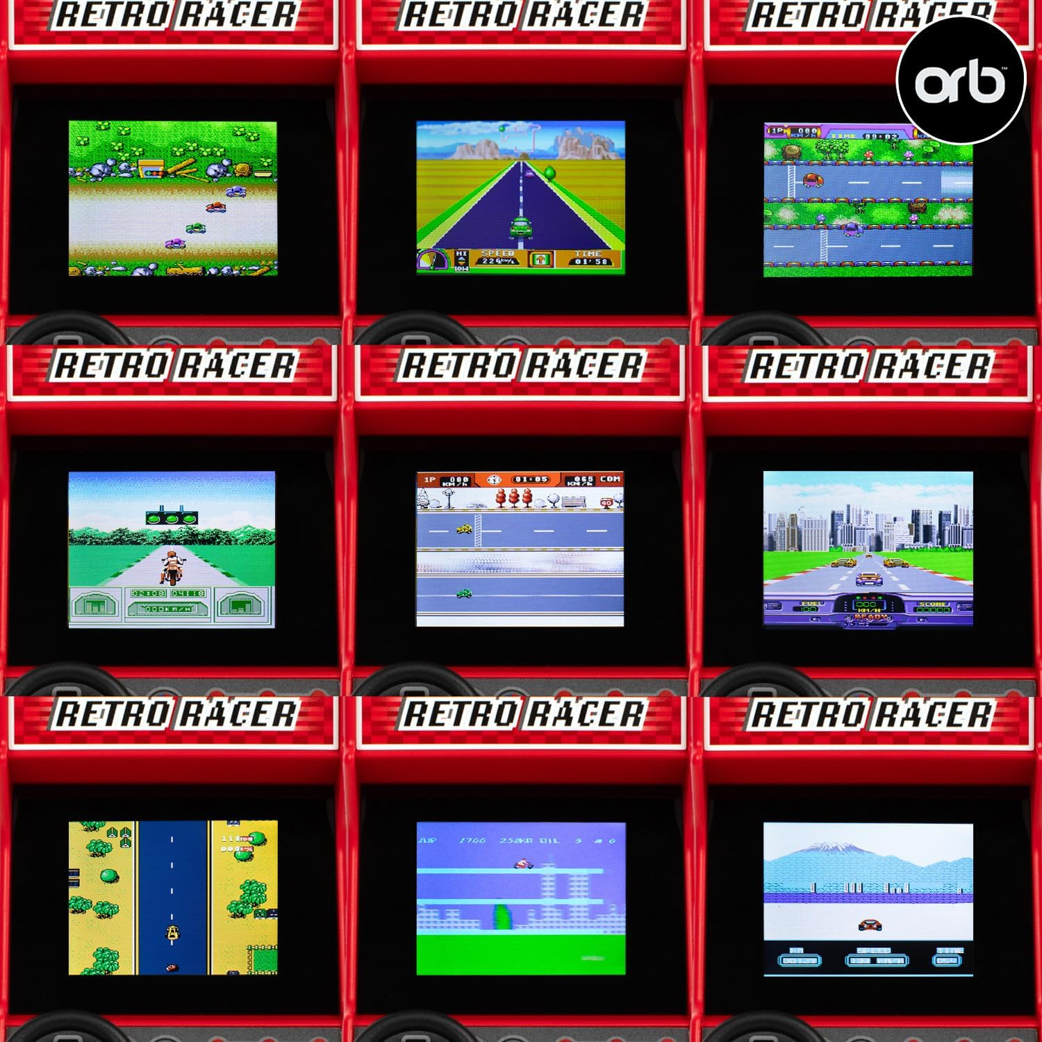 Retro Mini Arcade Racing Game