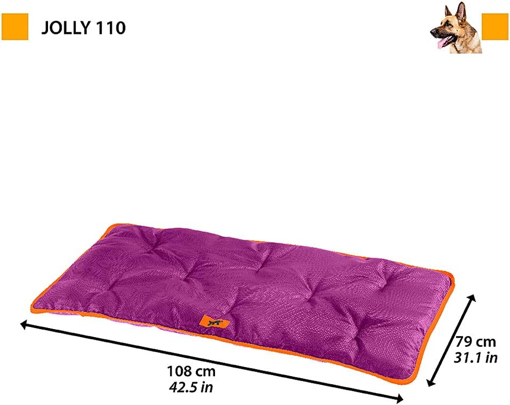 Ferplast Jolly 110 Dog Bed, 110 X 80 Cm, Brown