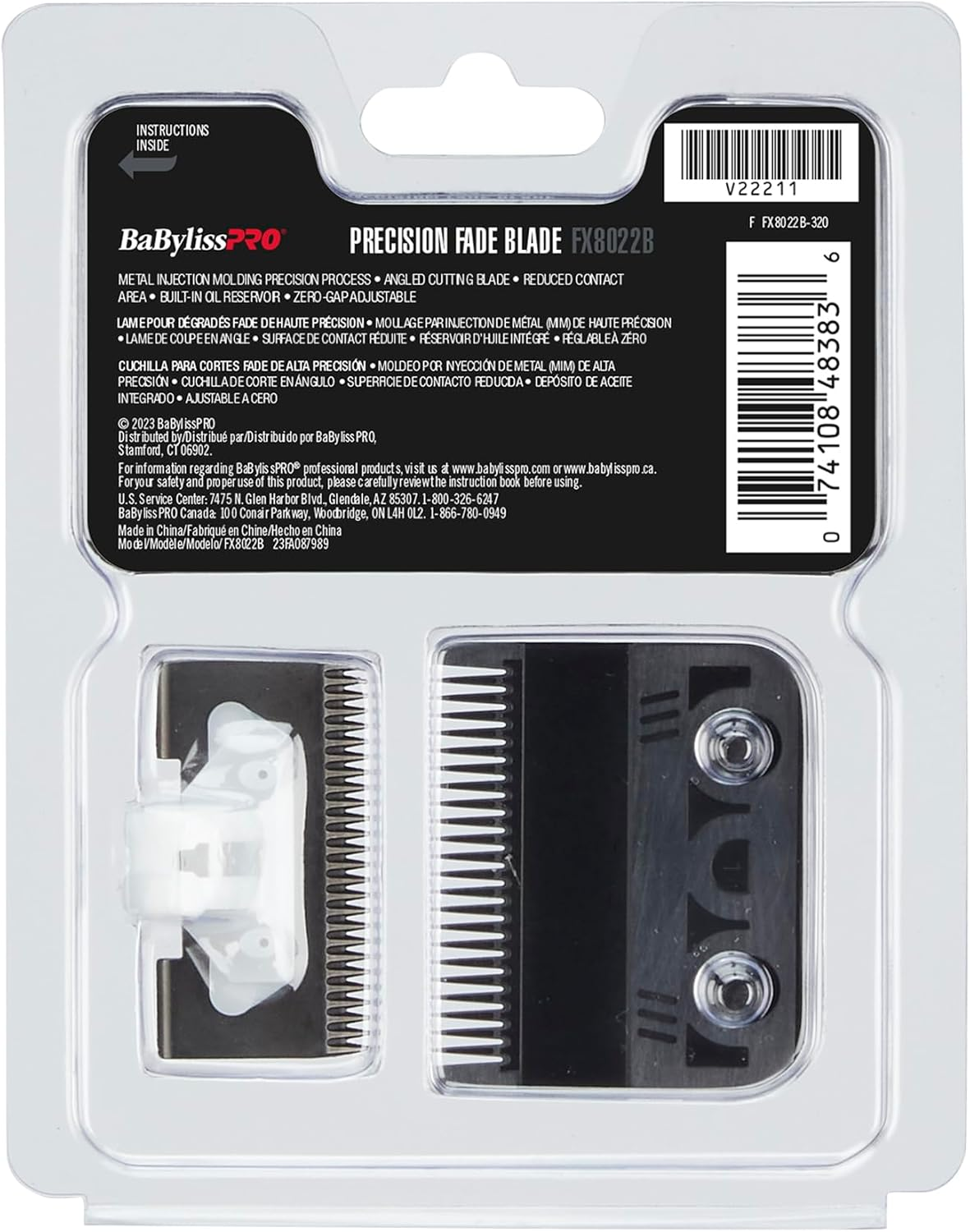 Babylisspro Black Titanium Precision Fade Blade MIM Process image number 6