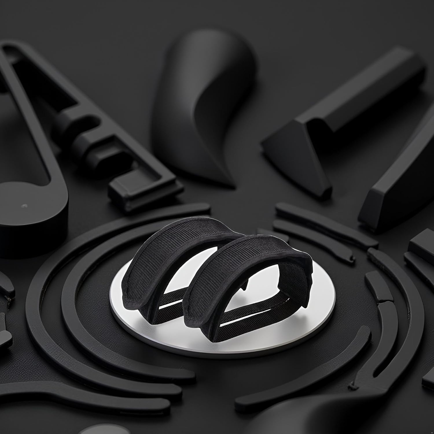 2 Pcs Beam Strap Pedal Straps Cycling Kids Bike Foot Pedal Straps Toe Clips Straps Tape Cycling Parts and Components for Fixed Gear Bike Pedals and Cleats(Black) image number 3