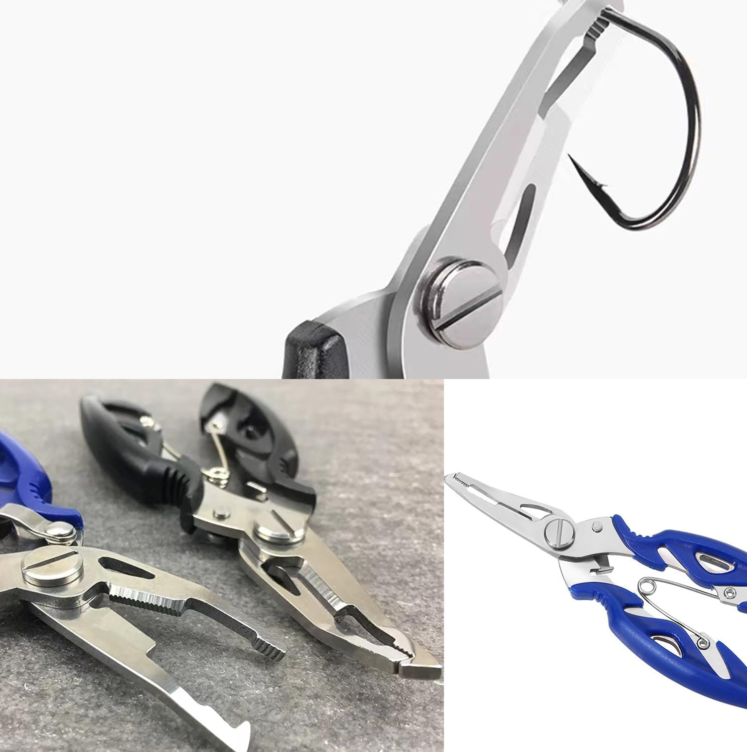 Fishing Landing Net,Floating Fishing Net with Built-In Length Scale,Aluminum Telescoping Handle,Rubber Mesh, Foldable Collapsible Fish Landing Net,Rubber Coated Floating Fishing Net for Steelhead