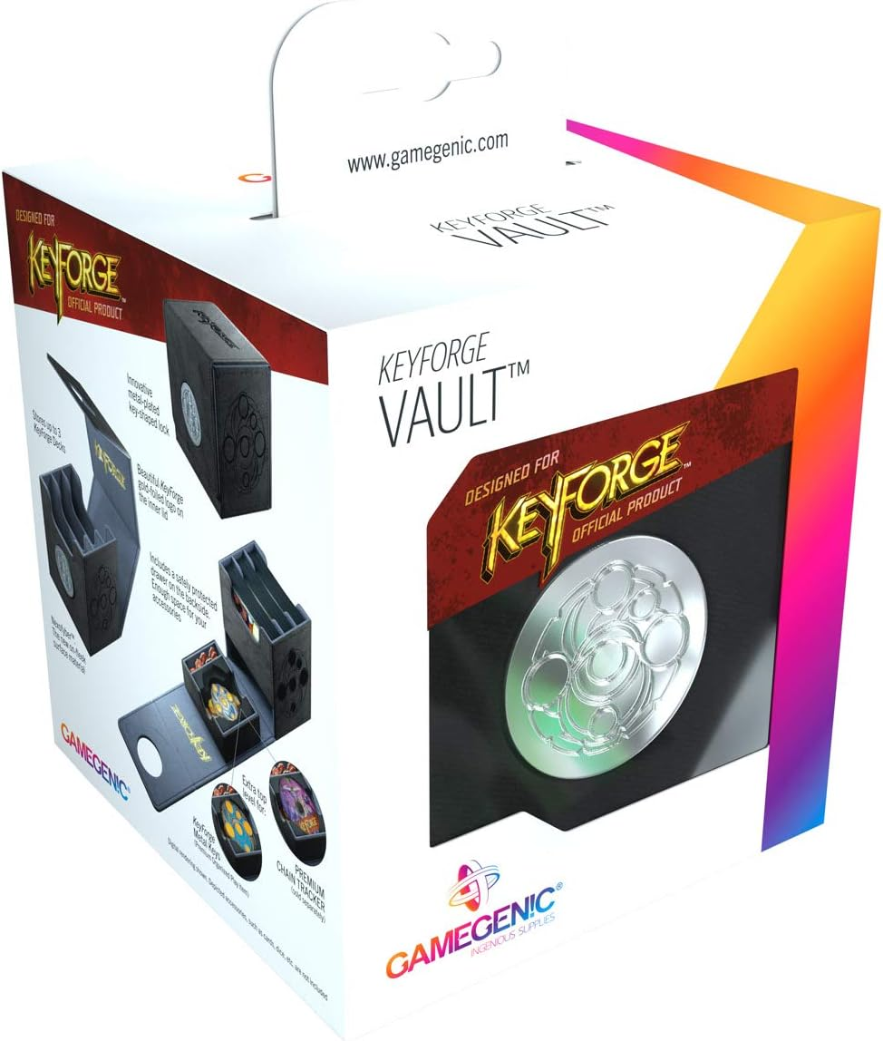 Gamegenic Keyforge Vault Deck Box, Black image number 2
