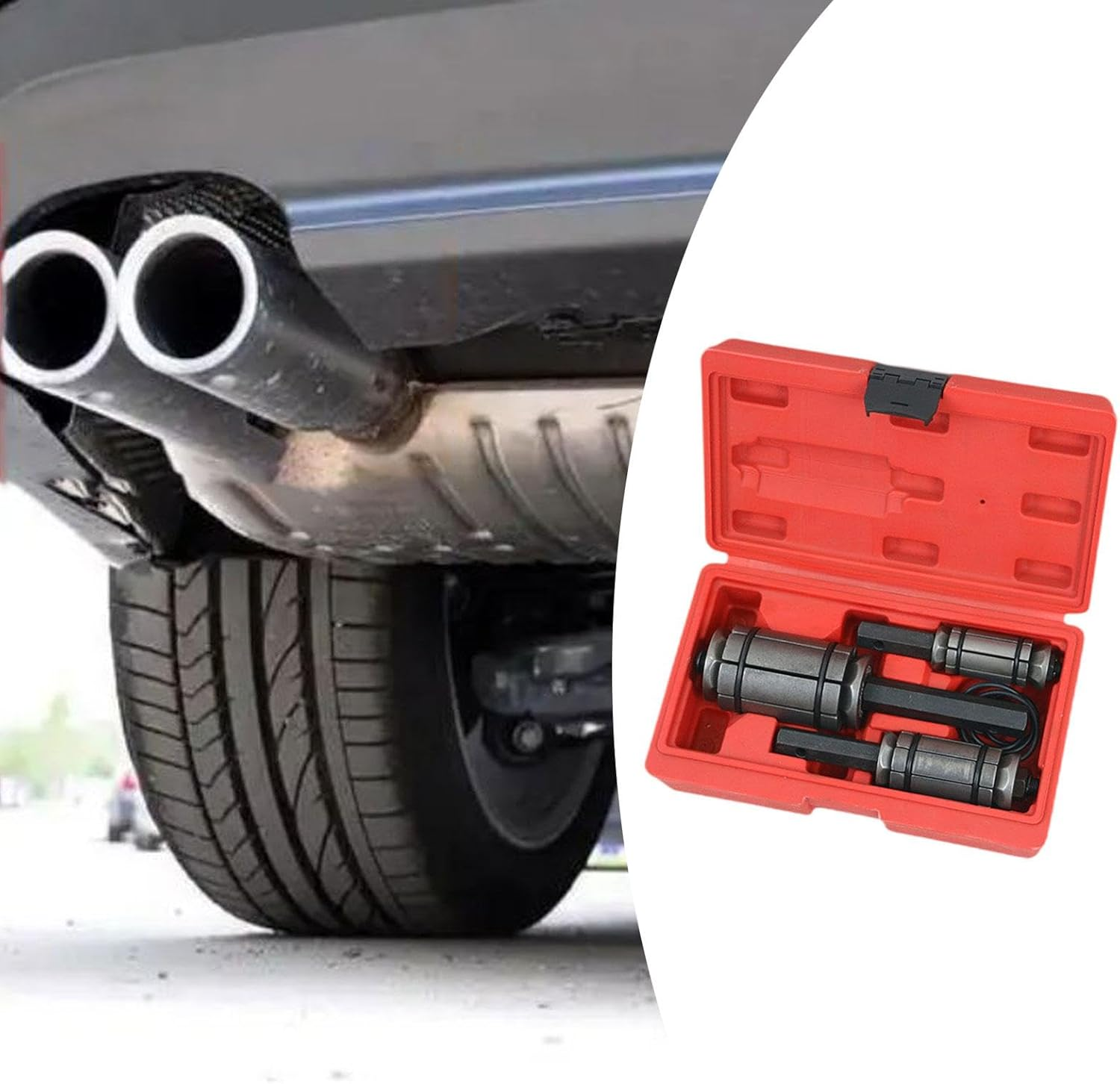 FJMQHU Exhaust Pipe Expander Tool Tail Pipe Spreader Kit Replacement Component Accessories image number 2