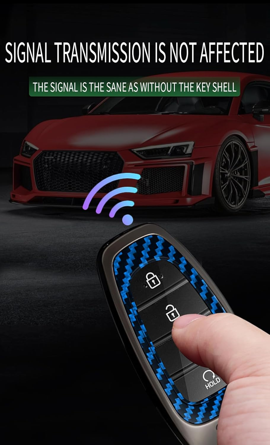 Ontto Alloy Car Key Fob Cover Fit for Hyundai Sonata Hybrid Nexo DN8 Tucson NX4 New Grand Santa Fe Atos Solaris Prime Smart Key Case Shell Holder Bag Keyring Keychain Accessories Black A - A-Black image number 4