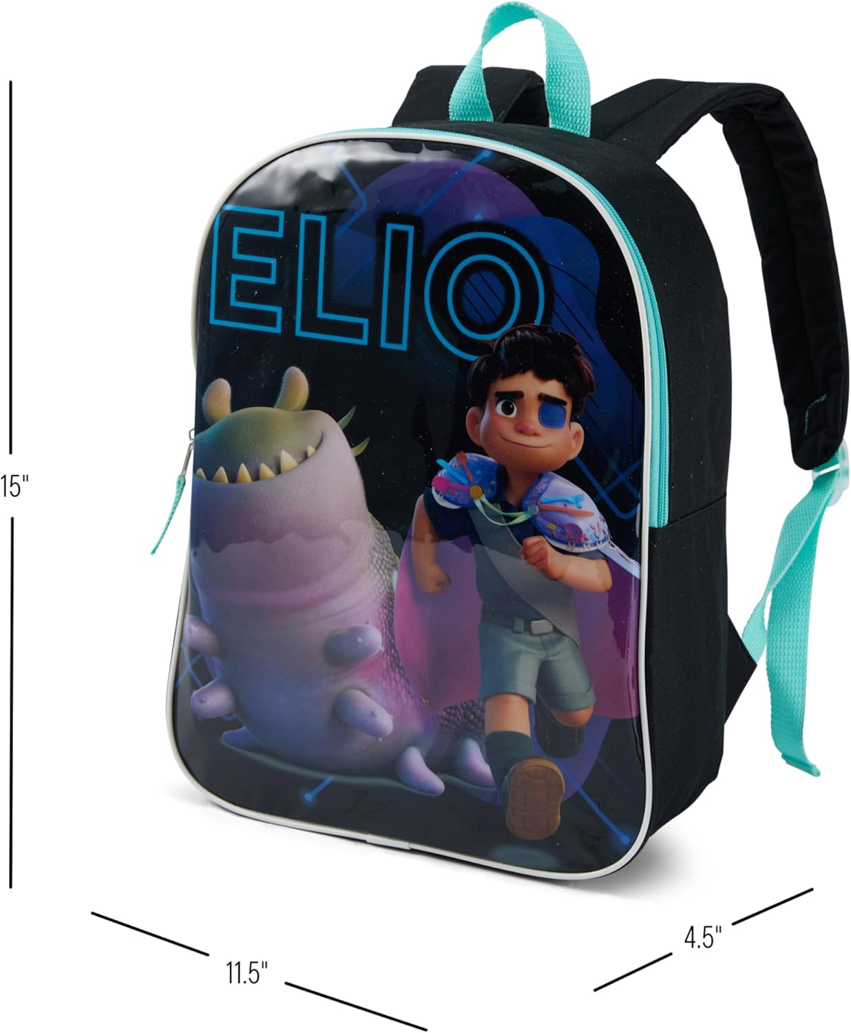 Disney Backpack for Kids 15 Bookbag for Girls | Padded Straps & Large Zip Compartment School Supplies - Hannah Montana image number 6