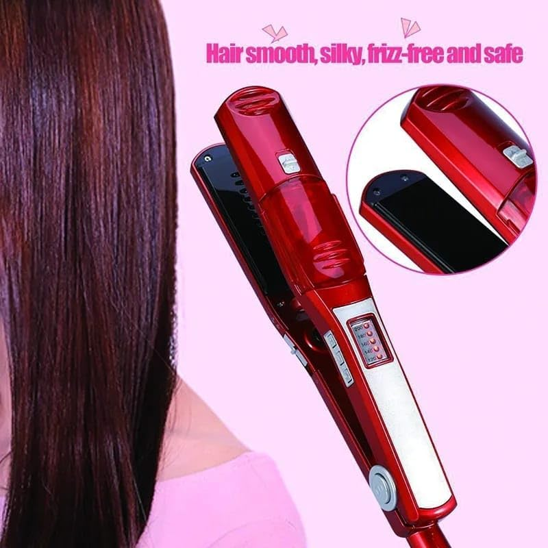 Steam Iron Hair Straightener Flat Iron Ceramic Professional Hair Straightener Culer Salon Steam Hair Iron