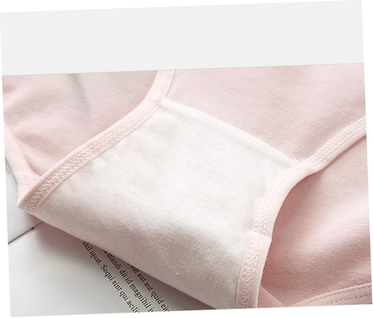 Healvian 3Pcs Cotton Maternity Underwear High Waist Pants Maternity Pants for Pregnant Women Nursing Underwear Support Random image number 3