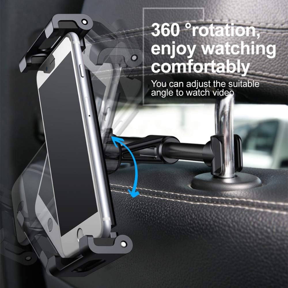Baseus 360 Backseat Car Mount Bracket, Black image number 5