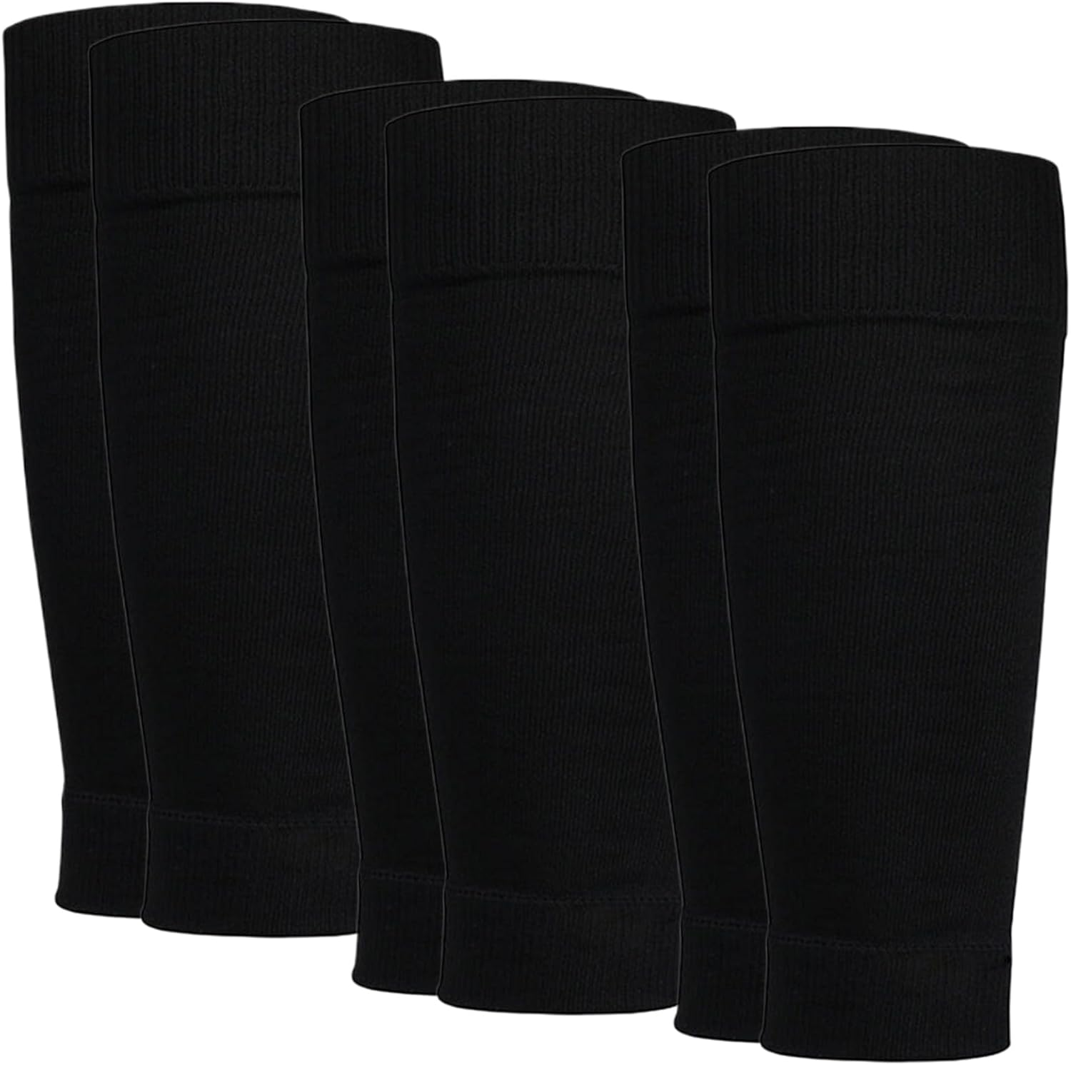 Dress Cici Compression Calf Sleeves, Nylon Medium Footless Compression Socks for Men & Women (3 Pairs)