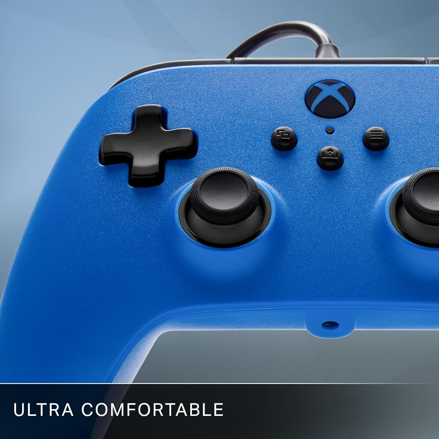 Powera Symmetric Wired Controller for Xbox Series X|S - Blue, Officially Licensed, Inline Thumbstick Layout, Windows 10/11 Compatible, Dual Rumble Motors, Impulse Triggers, 3.5 Mm Audio Jack