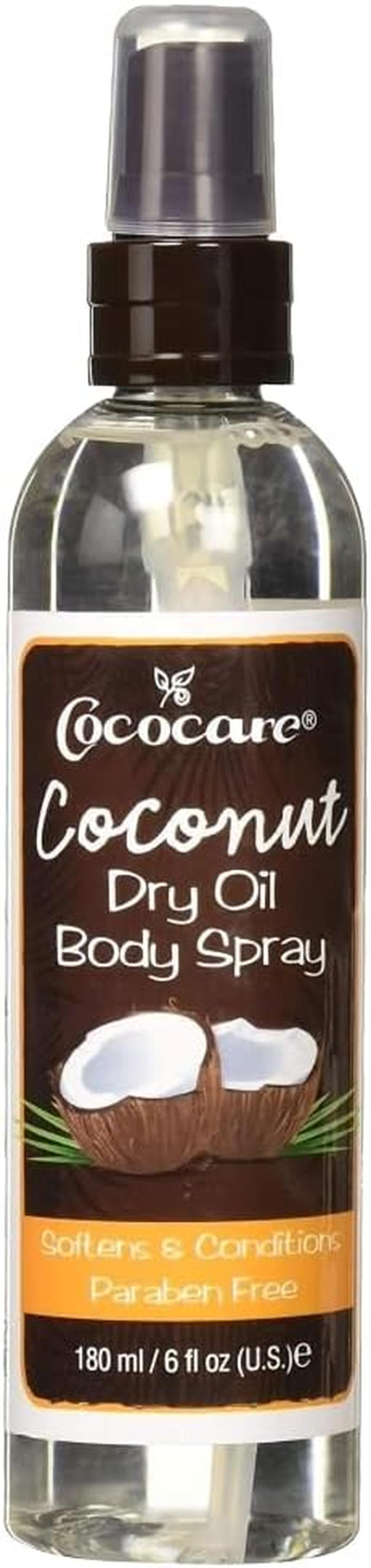 Cococare Coconut Dry Oil Body Spray, 6 Ounce