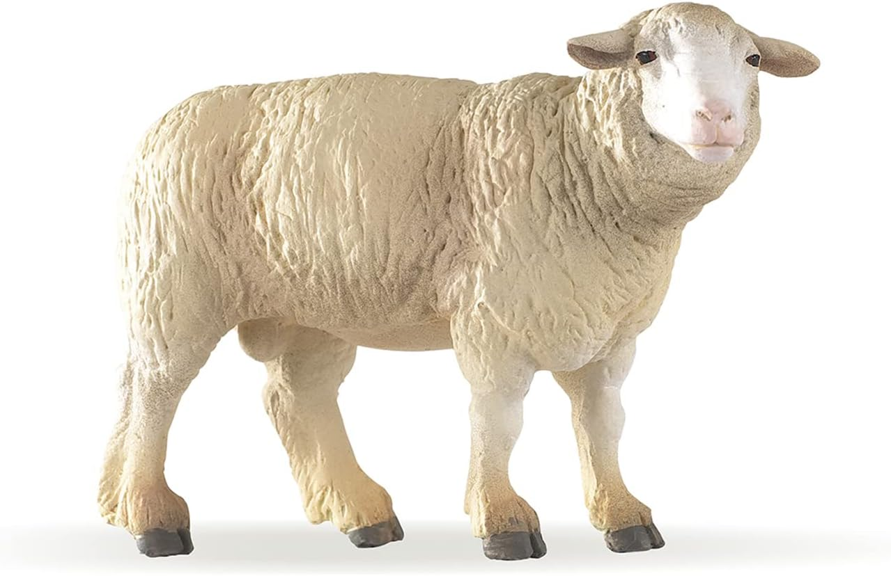 Papo Simmental Calf Figurine, Multicolour, 8Cm Size - Hand-Painted Farmyard Animal Toy, Educational Play for Kids, Collectible for Boys & Girls Ages 3+ - Safety