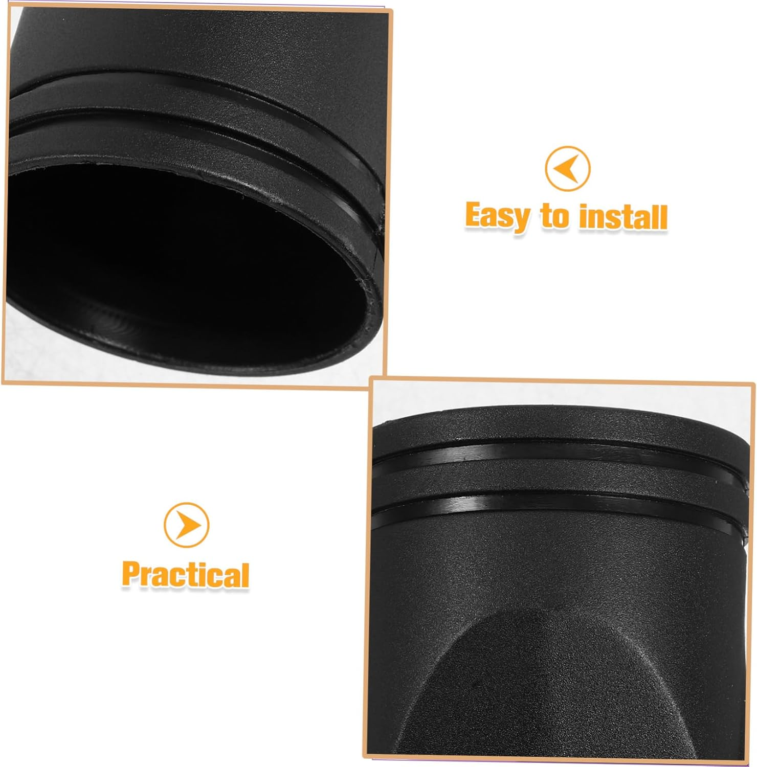 Hair Dryer Nozzle Attachment 2Pcs 4.5Cm Narrow Concentrator Blow Dryer Diffuser for Salon Styling and Curly Hair Hairdressing Tools image number 2