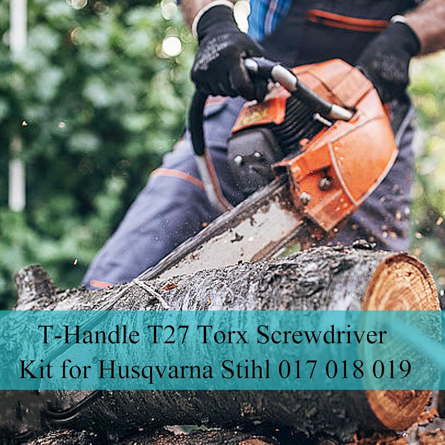 Atunee Chainsaw T Wrench 19Mm X 13Mm and T-Handle T27 Torx Screwdriver Kit for Husqvarna Stihl image number 5