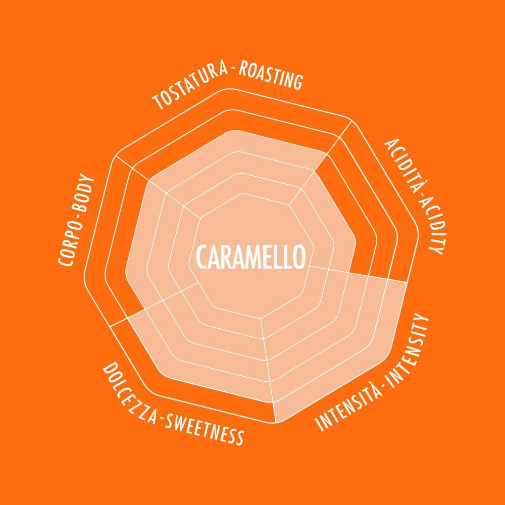 Bialetti - Perfetto Moka Caramello 8.8 Oz - 250G, Bag with Flavour-Saving Valve