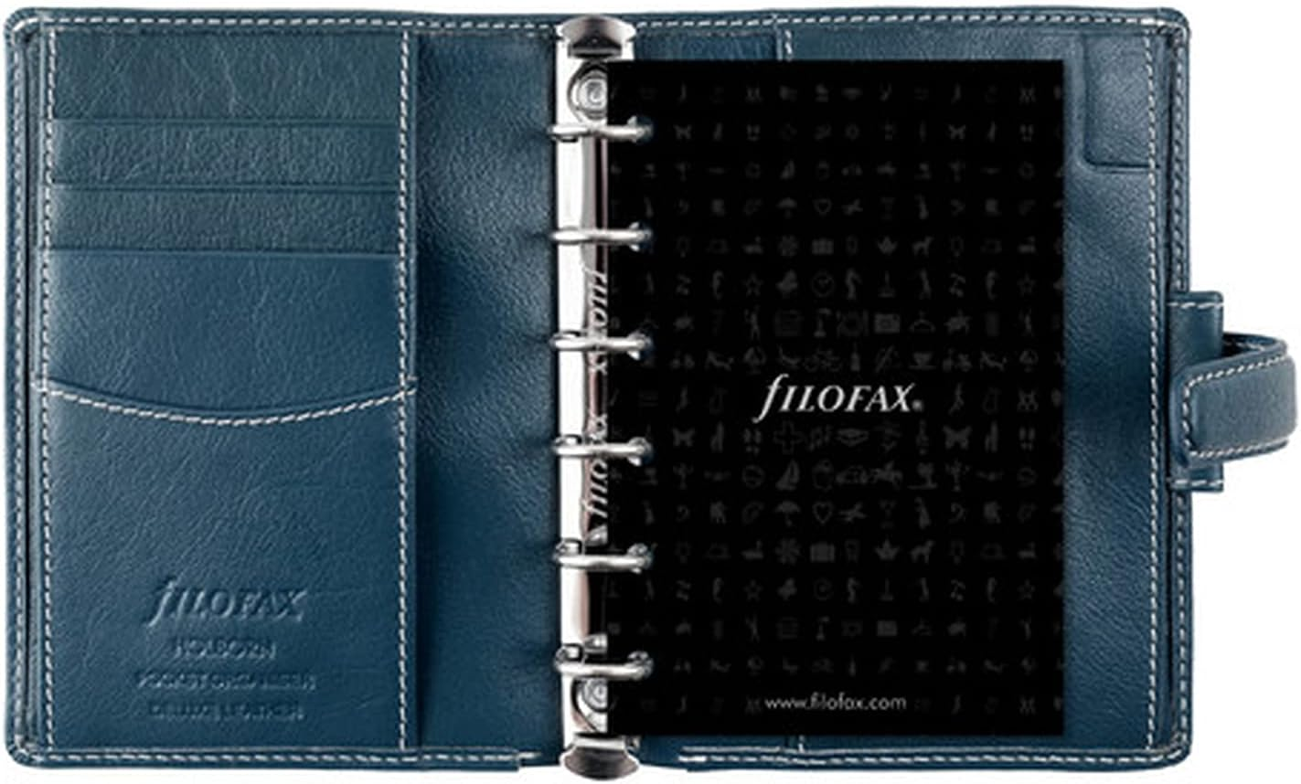 Filofax Holborn Pocket Organiser, Blue image number 1