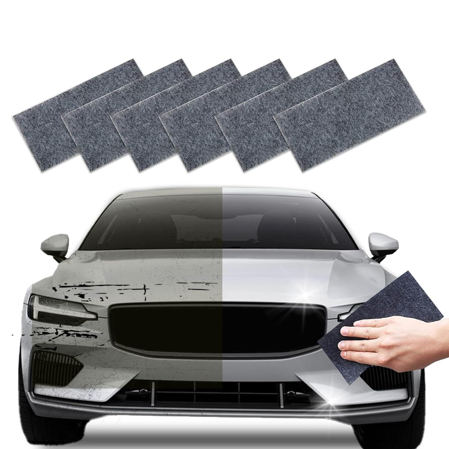 Nano Sparkle Cloth for Car Scratches, Advanced Nano Car Scratch Remover Easily Repair Scratches, Swirls, Paint Residues, Water Spots and Restore the Original Color of the Car Paint image number 4