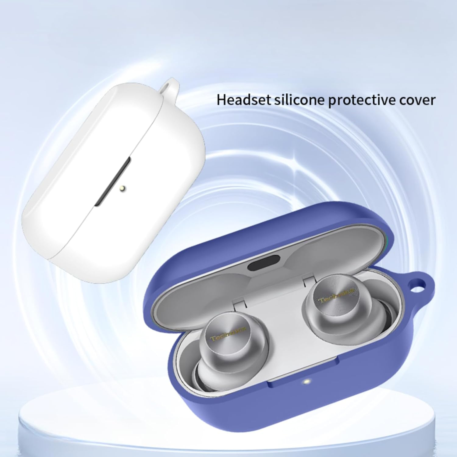 Headphone Cover for Technics EAH-AZ100 Silicone Case Drop-Proof and Dust-Proof Headphone Case