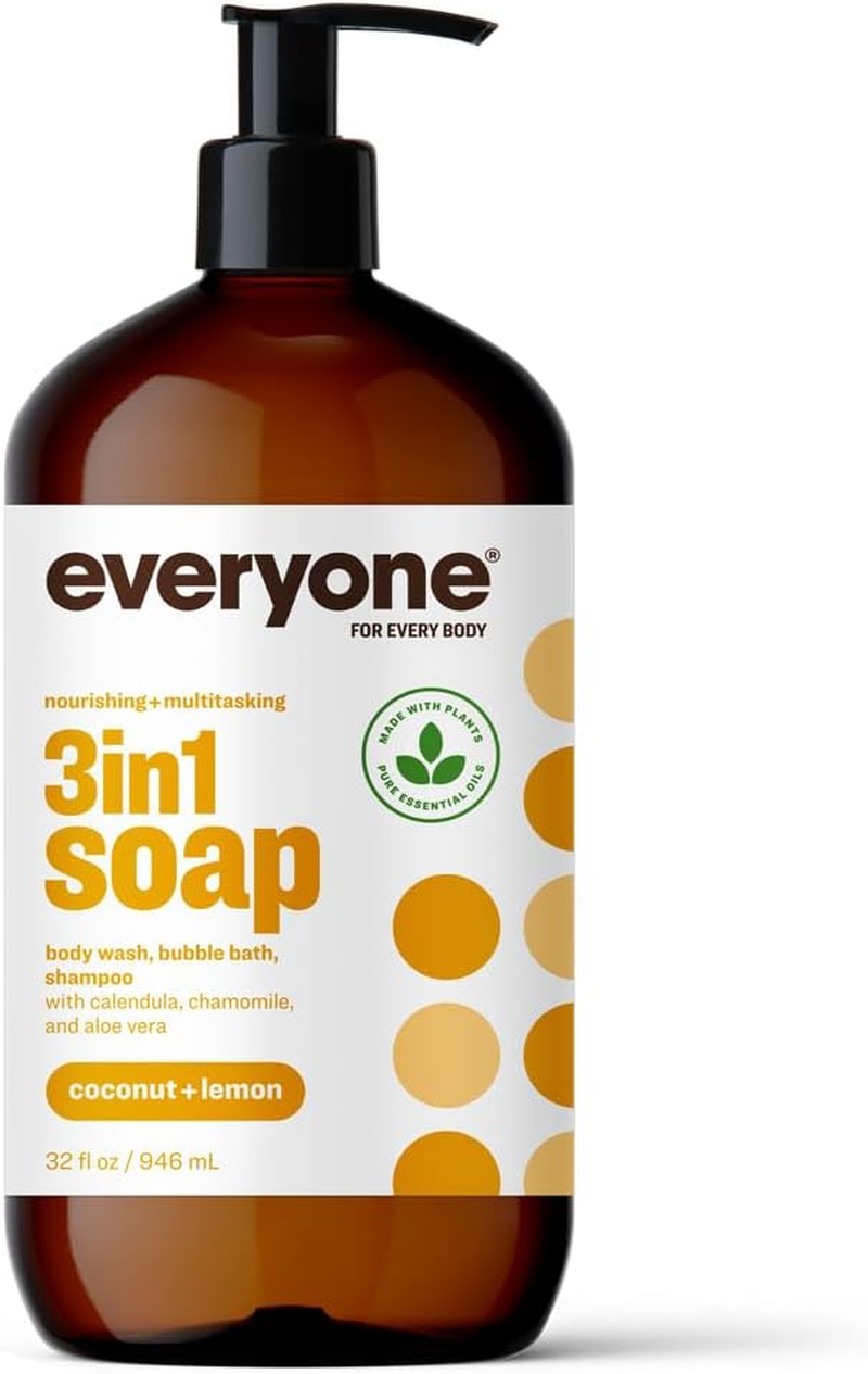 EO Products Everyone Botanical 3-In-1 Coconut & Lemon Soap 32 Ounce image number 6