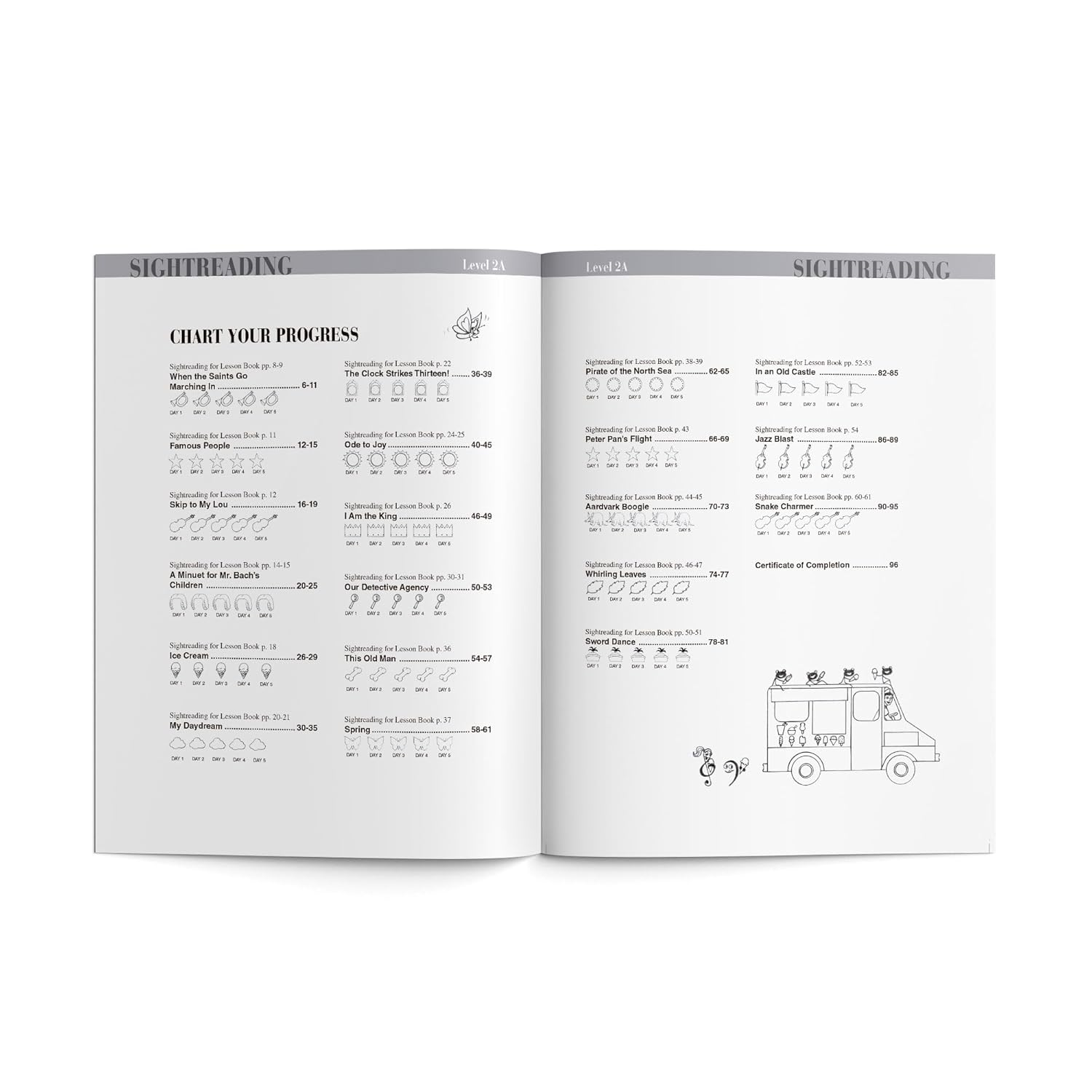 Faber Piano Adventures Level 2A Sightreading Book image number 3