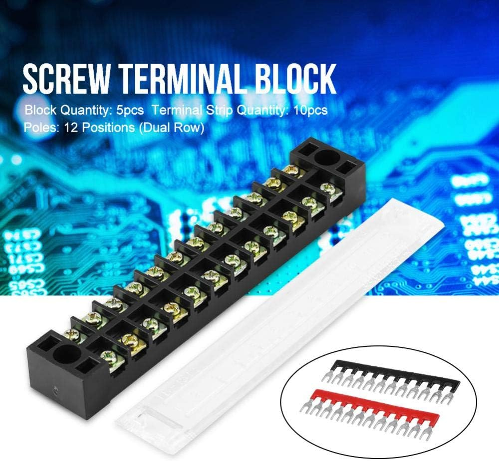 Detachable Terminal Screws for Reliability, Pre-Insulated Terminal Block, 125 * 22 X 17Mm/4.9 * 0.9 * 0.7Inch for Home Appliances image number 3