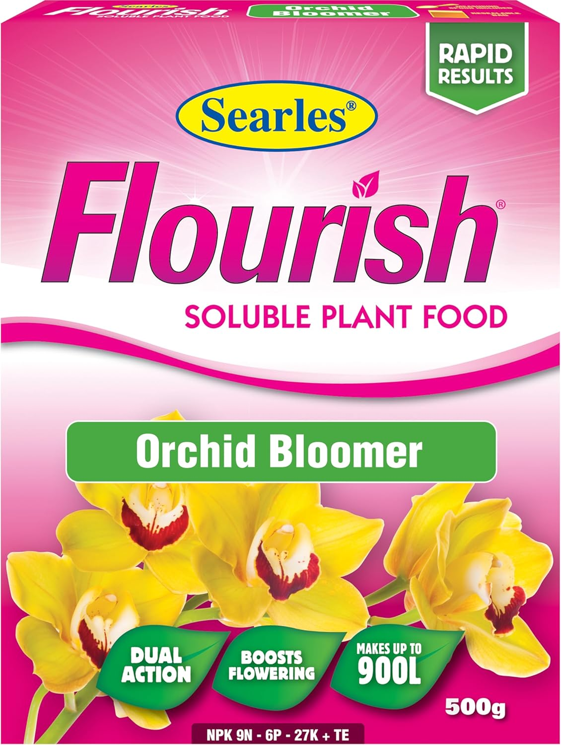 Searles Flourish Orchid Bloomer Soluble Plant Food, 500 G image number 1