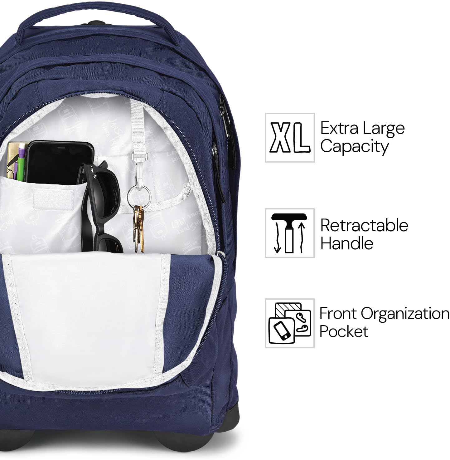 Jansport Driver 8 Core Series Wheeled Daypack image number 5