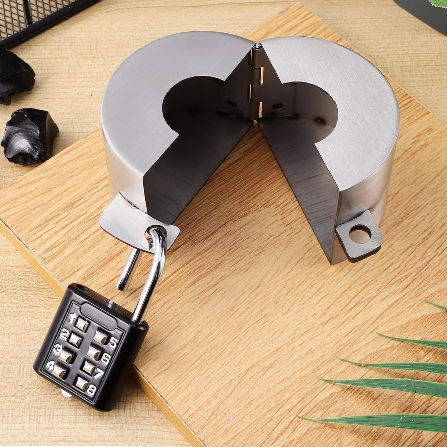 YARNOW Outdoor Faucet Lock Cover with Coded Padlock - Weather Resistant Hose Bib Lock for Secure Garden and Home Water Tap Protection image number 6