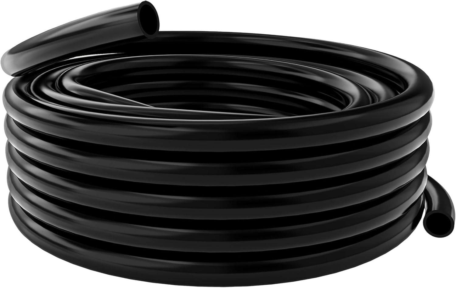 Alpine Corporation 100 Ft. PVC Tubing with 3/8" inside Diameter for Ponds and Fountains, Black - 1/2" I.D. X 5/8" O.D.