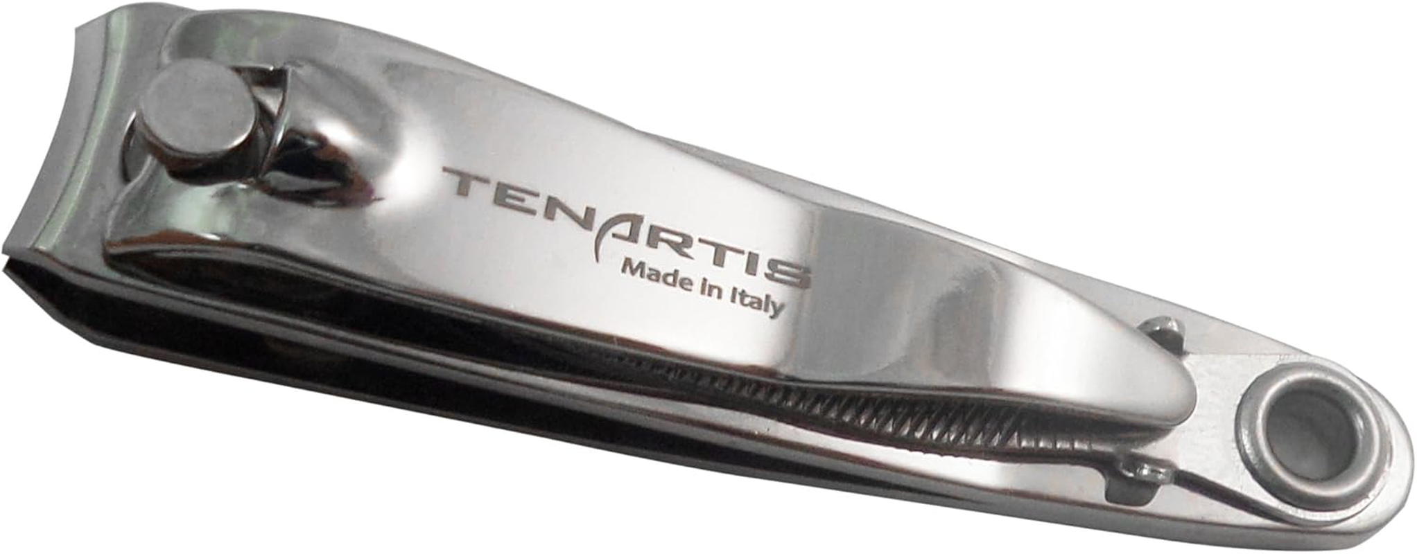 Tenartis 322 6-Piece Manicure Case Made of Genuine Leather - Shiny Grey Croco image number 1