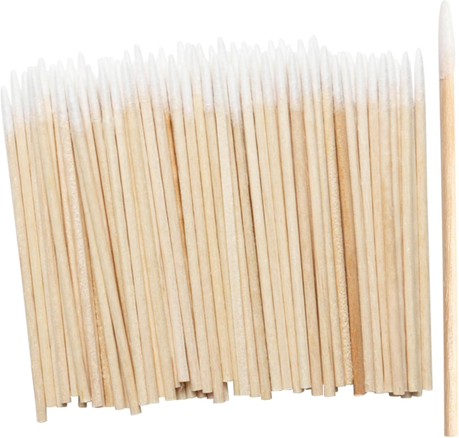 300 Pieces Wooden Handle Cotton Swab Tattoo Permanent Supplies Tipped Applicator Cotton Swabs Makeup Cosmetic Assistant Sticks for Eyebrow Tattoo Makeupmicroblading Supplies Cotton Sticks Pointed Q