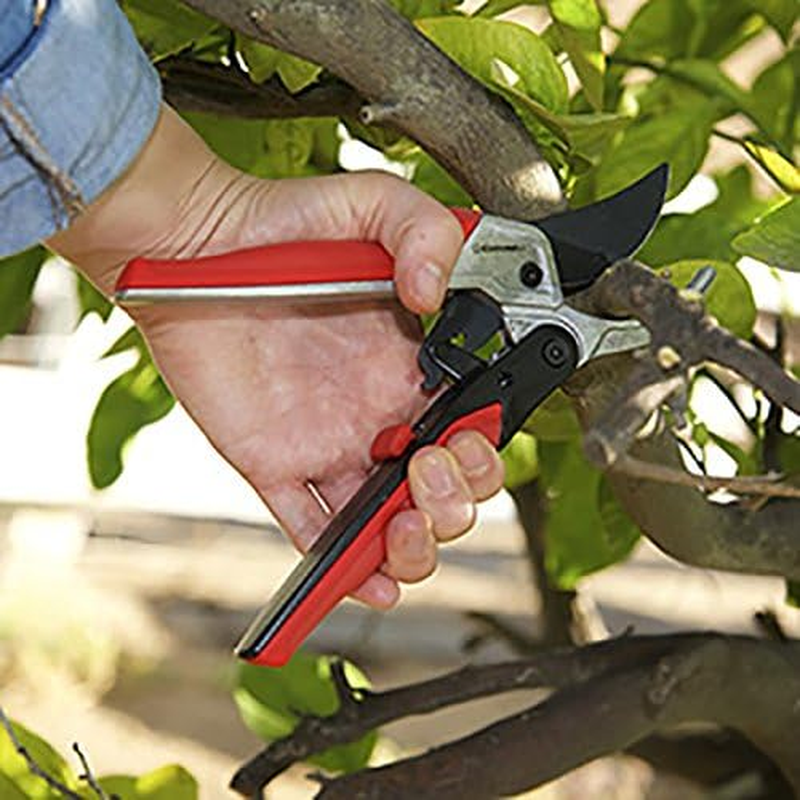 Corona RP 4224D Ratchetcut Rachet Hand Pruner - 3/4 Inch Cut Capacity Stem and Branch Garden Shears, Red image number 4