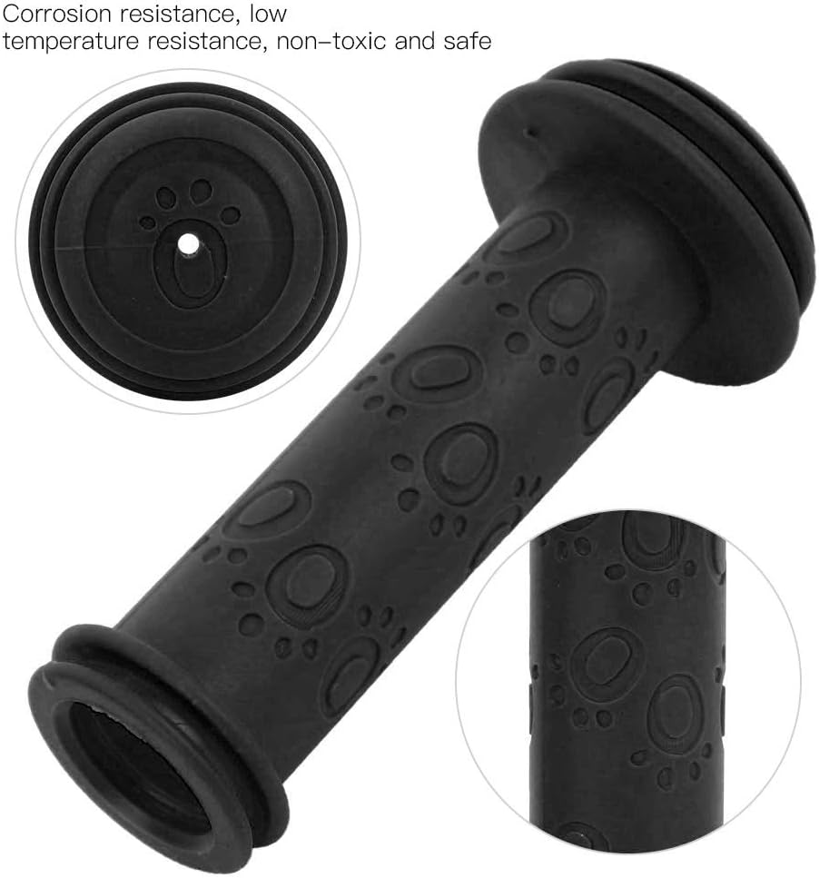 Handlebar Grips, Universal Protective Stable Kids Bike Handle Bar Grips for Mountain Bike for Children for Road Bike(Black) image number 2