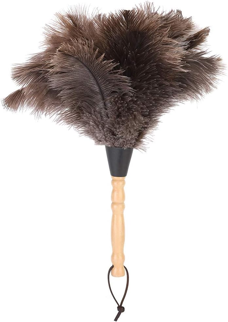 Ostrich Feather Duster, Multipurpose Cleaning Supplies Reusable Car Duster Interior Exterior Cleaner Washable for Cleaning Supplies Keyboard Home Office