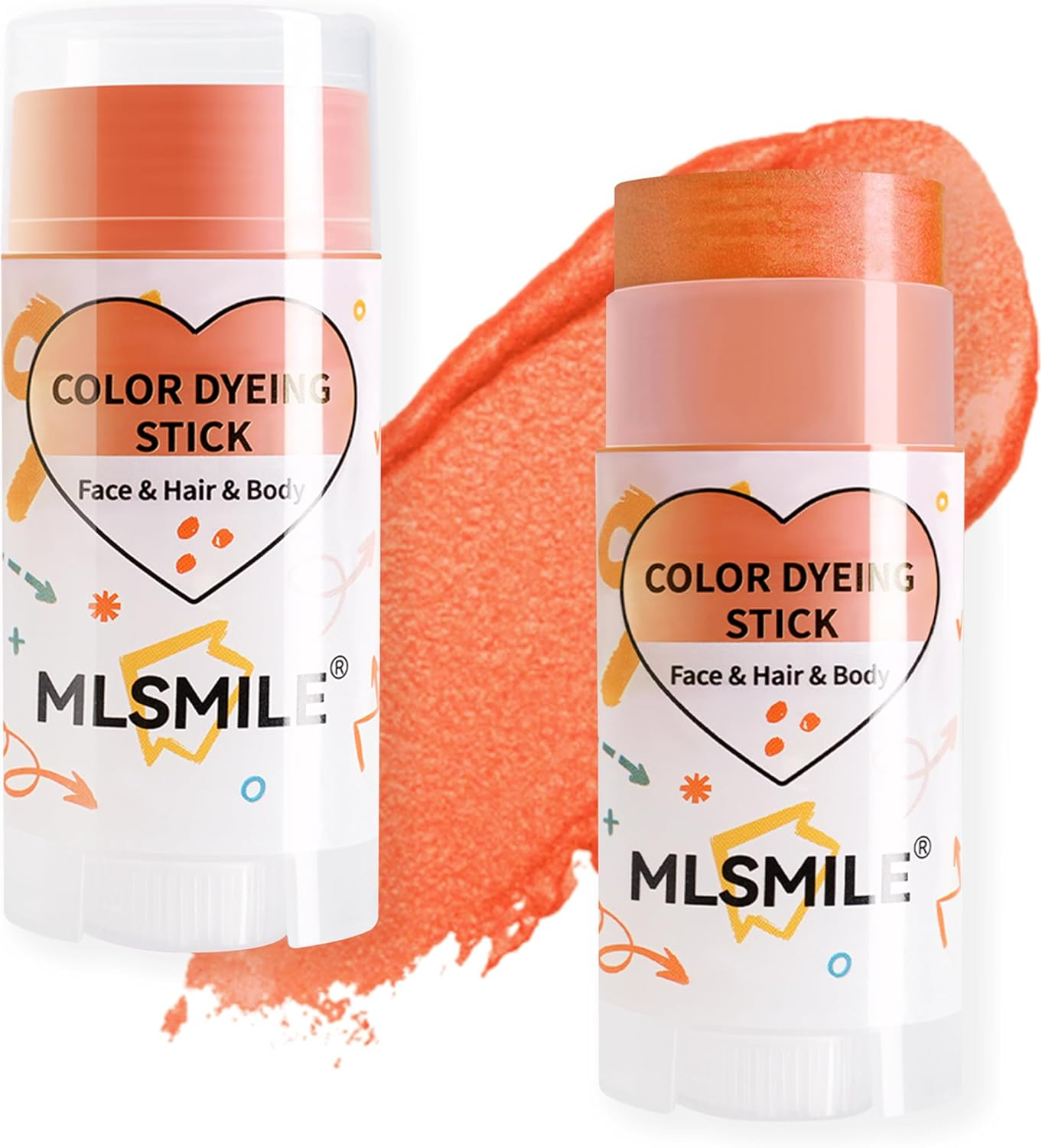 YBUETE Green Face Body Paint Stick, Cream Shimmer Face Body Painting Kit for Halloween Skeleton Skull Clown Cosplay Makeup, Full Coverage Foundation Painting for Prom Party SFX