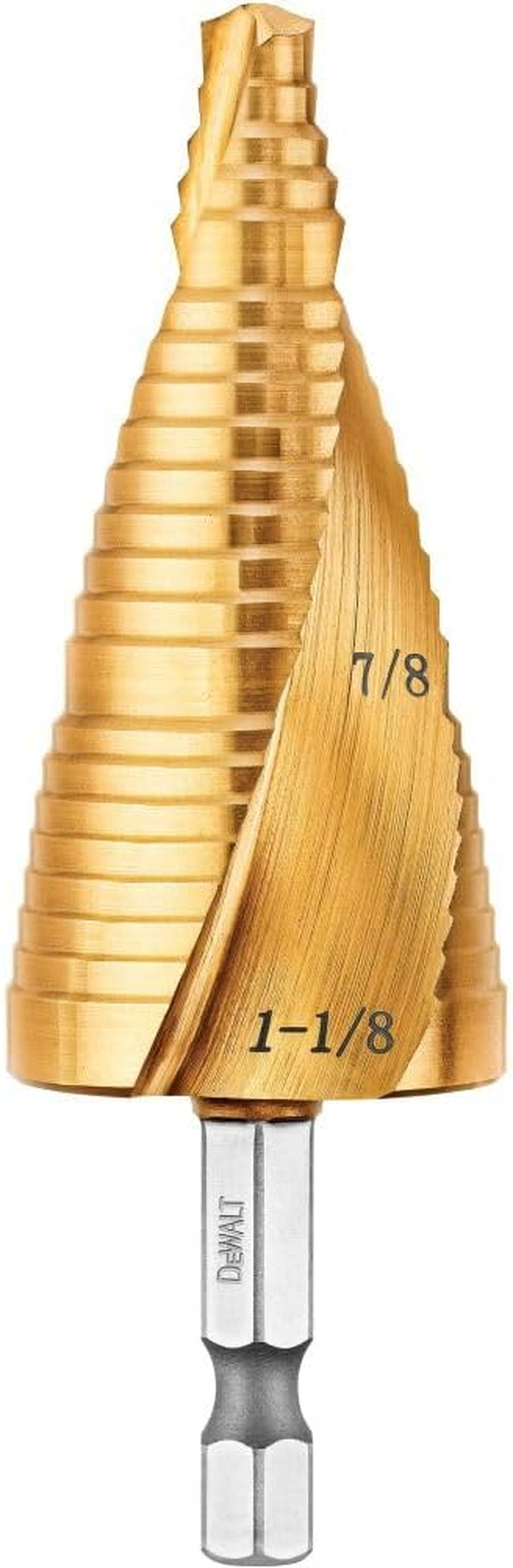 DEWALT DWA1786IR 3/16-Inch-7/8-Inch IMPACT READY Step Drill Bit image number 3