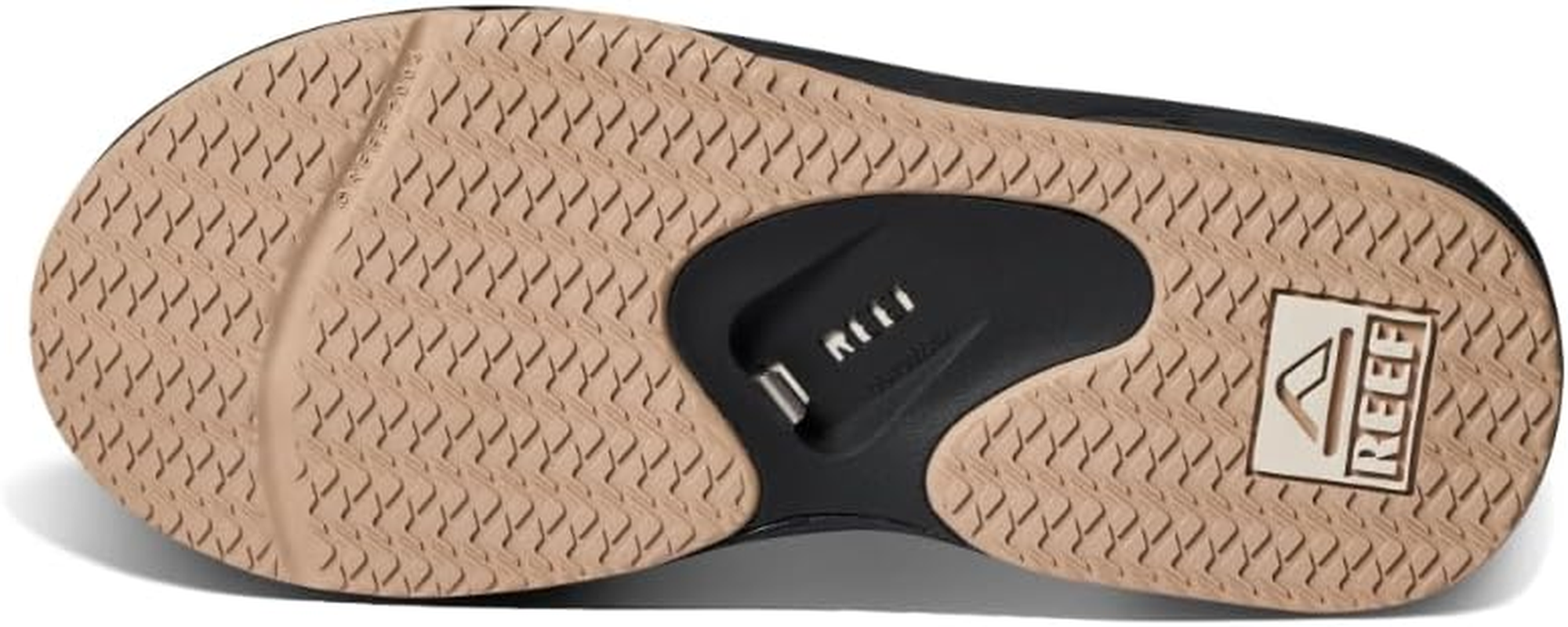 REEF Fanning Men'S Bottle Opener Flip Flop, Arch Support, Durable Outsole, Water Friendly, Vintage Brown Sunset, 4 image number 2